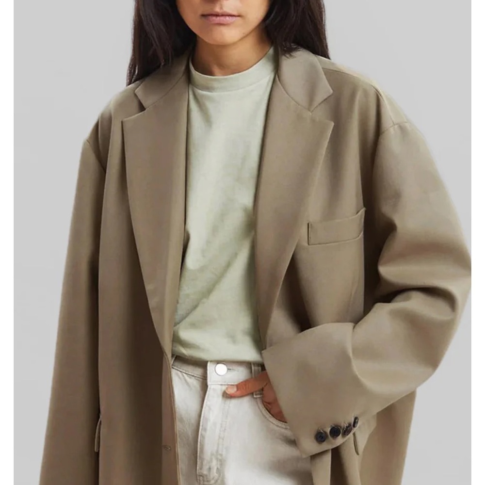 The Frankie Shop Oversized Boyfriend Blazer